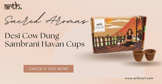 Sacred Aromas: Unveiling the Magic of Desi Cow Dung Sambrani Havan Cups