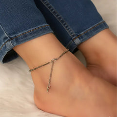 Certified Raw Pyrite Anklet - For Money and Career Growth