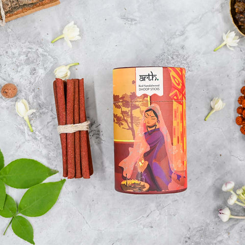 Premium Havan Combo- Premium Havan Samagri with Rose Petals (400g) + 1 Pack of Havan Cake + 1 Premium Red Sandalwood Dhoop Sticks + Agnivahan Lighter