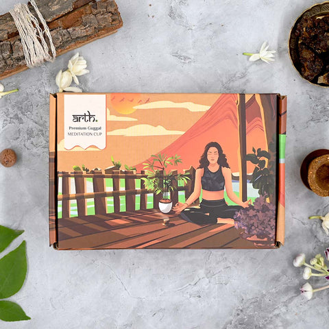 Desi Cow Dung Meditation Cup