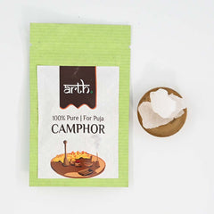 Vedic Havan Samagri (400gm) + 2 Packs of Camphor (One Pack contains 24 camphor tablets)
