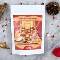 Vedic Havan Samagri (400gm) + 2 Packs of Camphor (One Pack contains 24 camphor tablets)