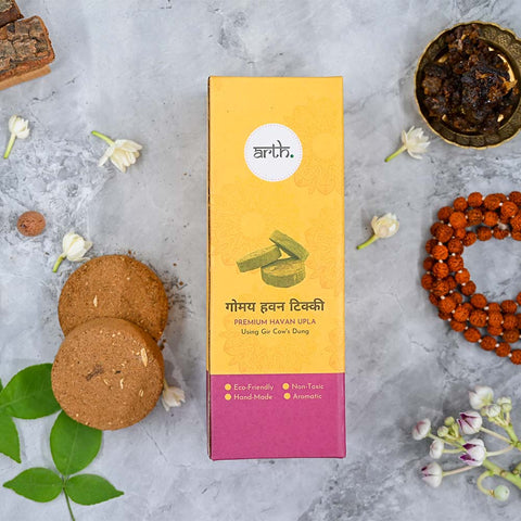 100% Natural & Organic Havan Tikki (Panchgavya)- Pack of 3