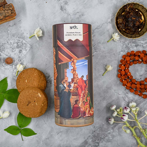 Premium Havan Herbal Puja Cake