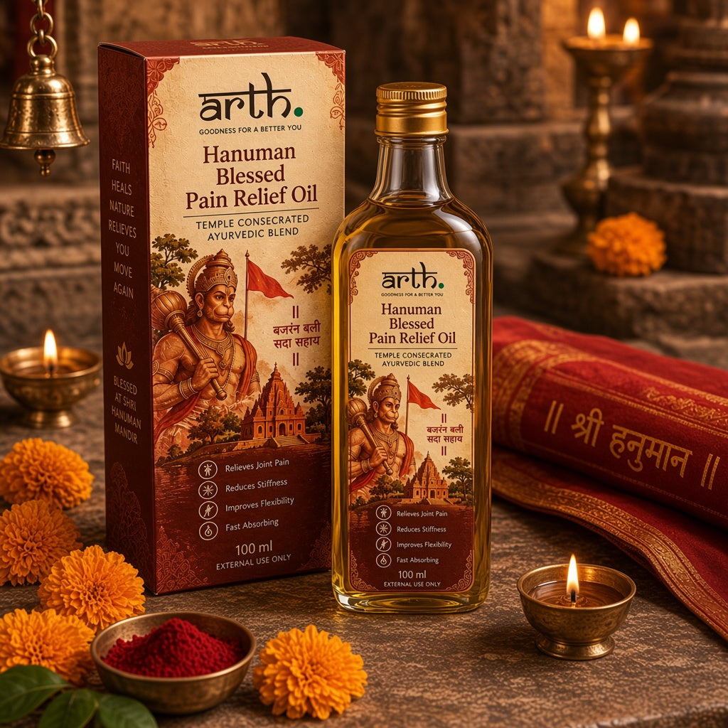 Lifestyle with pain relief oil